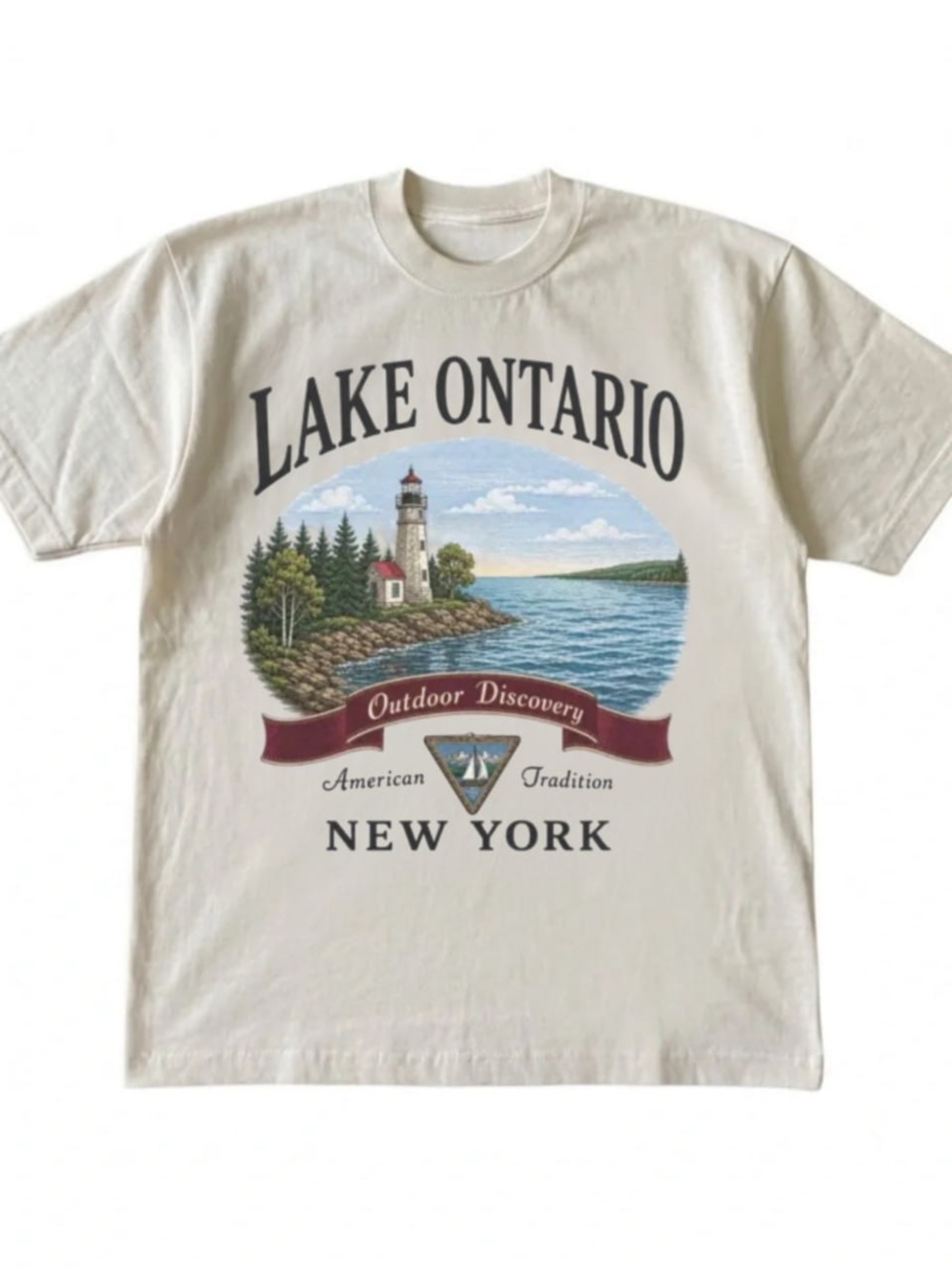 Cream Lake Ontario New York Graphic Tee